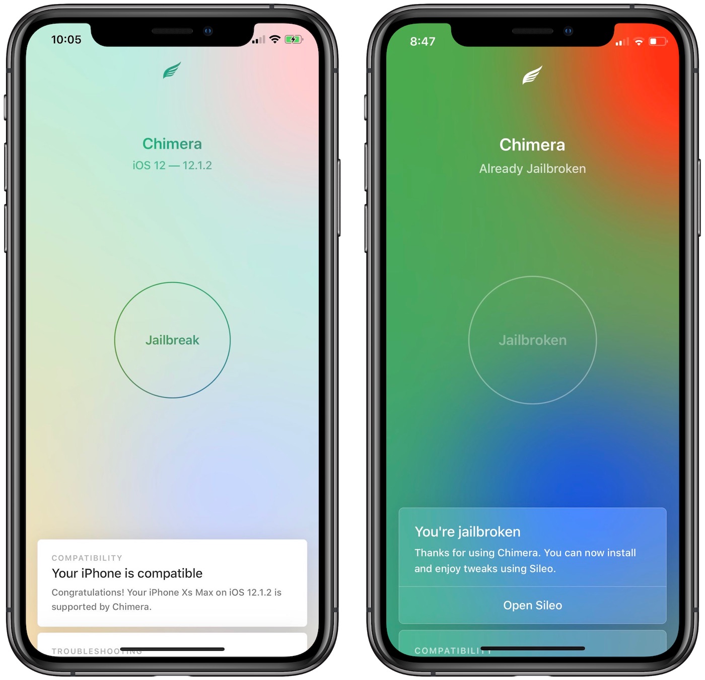 2 Iphones Sur Le Meme Itunes Chimera : un jailbreak pour iOS 12 avec l'installation de tweaks sur