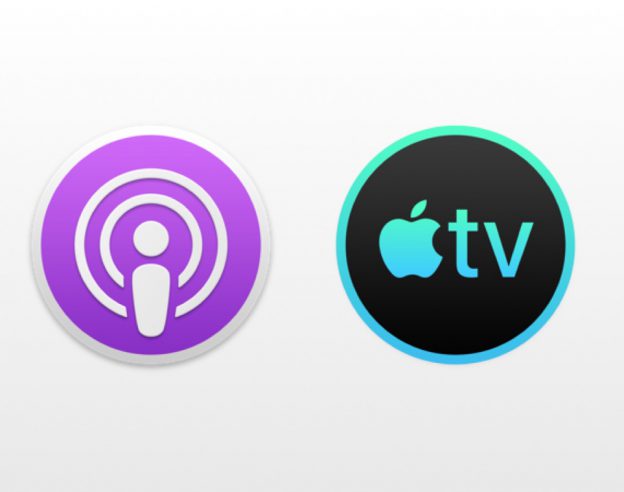 macOS 10.15 Applications Podcasts TV Icones
