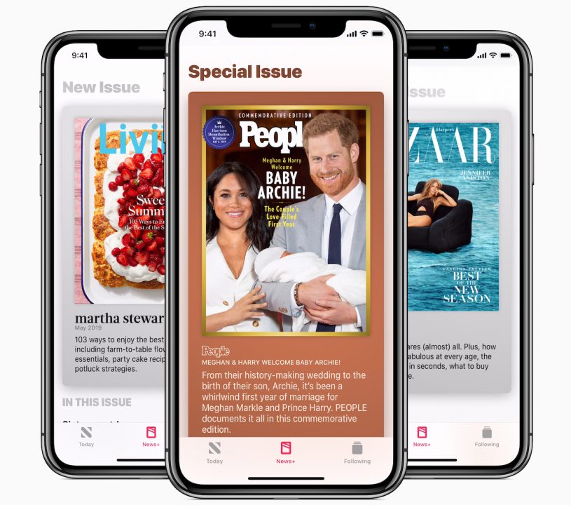 Apple News Plus iPhone Magazines