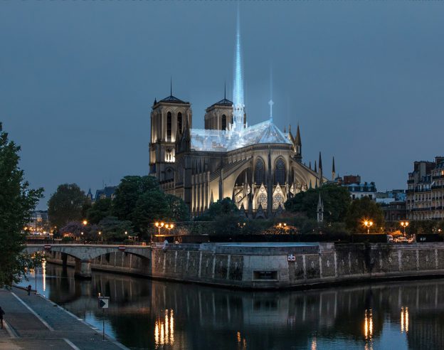 Projet Notre-Dame de Paris Toit Verre 2