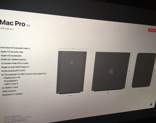 Supposee Fuite Nouveau Mac Pro