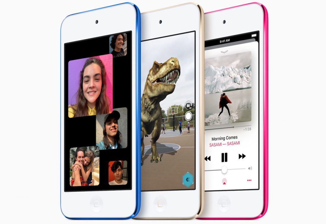 Le nouvel iPod touch est capable d'afficher le pourcentage de batterie