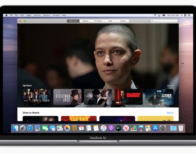 Application Apple TV macOS Catalina