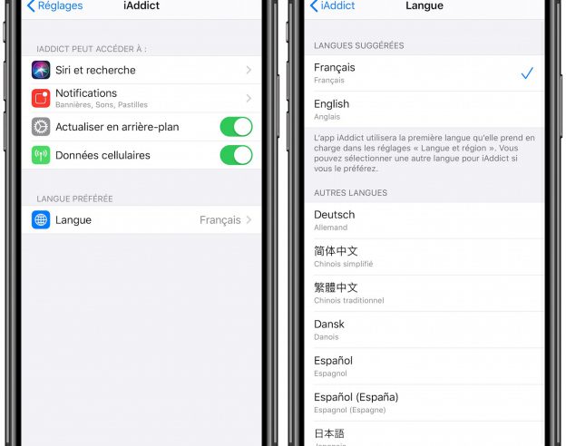 iOS 13 Choix Langue Par Application