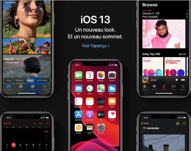iOS 13 Francais