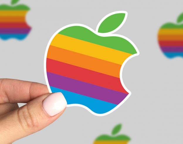 Apple Logo Arc-en-Ciel