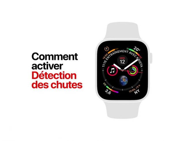 Apple Watch spot activer detection chutes