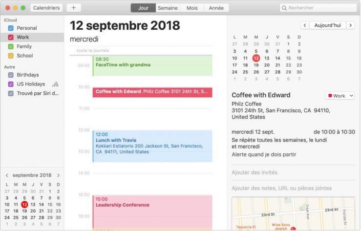 Les calendriers d'Apple et de Google ont du mal à se synchroniser entre