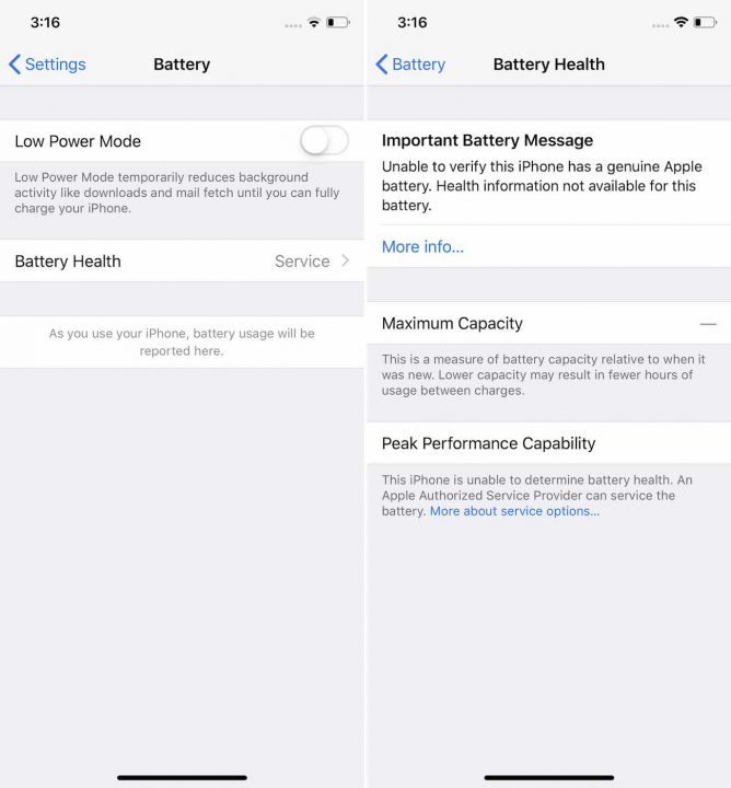 Apple veut mieux contrôler le remplacement de la batterie des iPhone