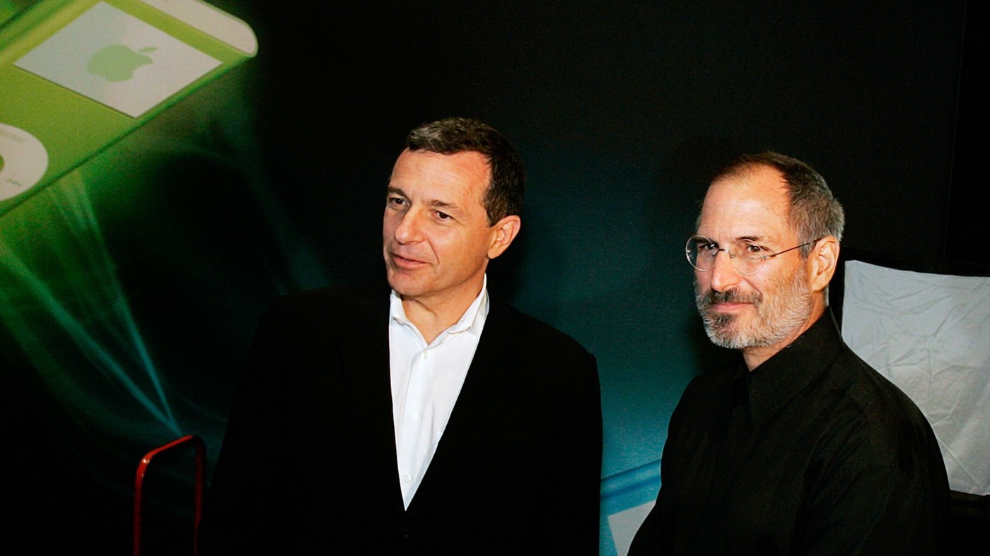 Bob Iger et Steve Jobs