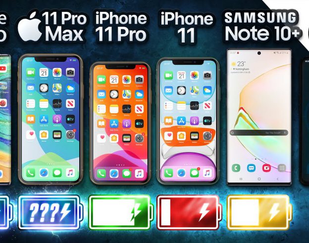 Mate 30 Pro vs iPhone 11 Pro Max vs iPhone 11 Pro vs iPhone 11 vs Galaxy Note 10 Autonomie