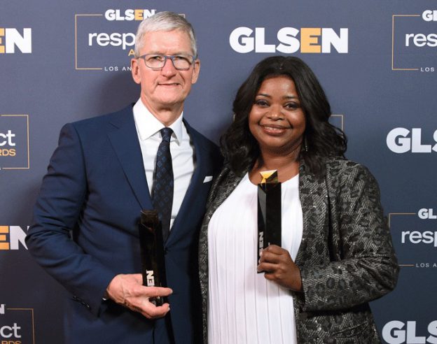 Tim Cook GLSEN Respect Awards 2019