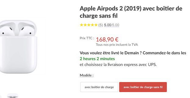 airpods 2 sans fil smartagogo