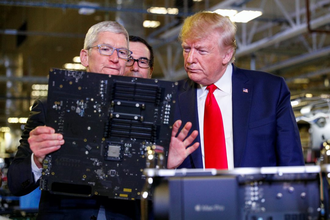 Tim Cook a offert le premier Mac Pro 2019 à Donald Trump