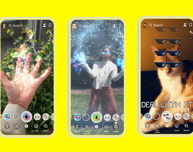Snapchat Filtre Realite Augmentee