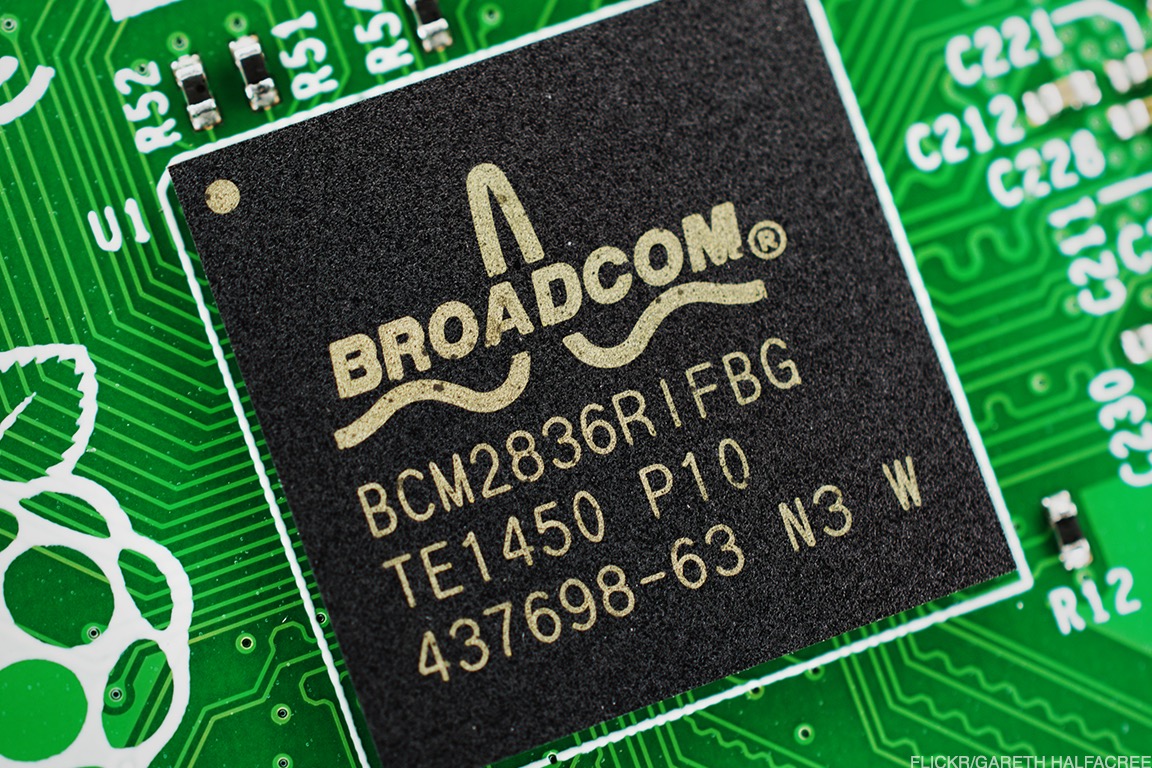 Broadcom Puce