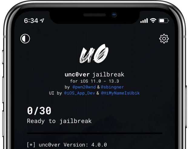 Unc0ver 4.0 Jailbreak iOS 13 iPhone XS