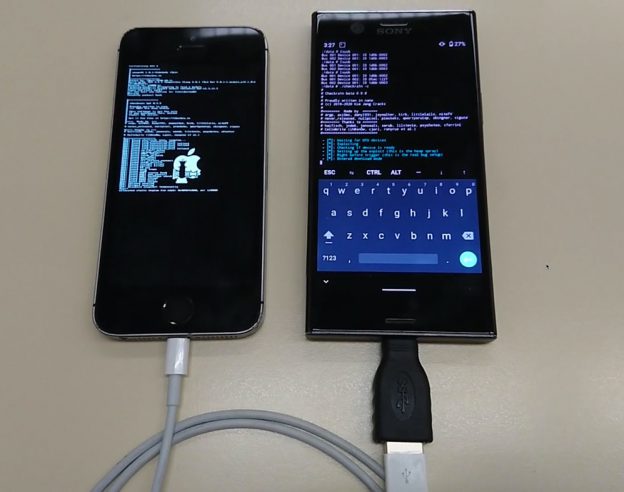 Jailbreak iPhone Checkra1n avec Smartphone Android