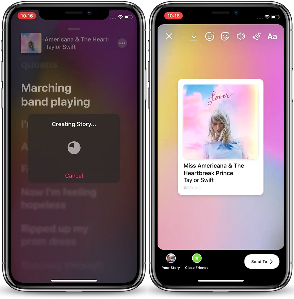 iOS 13.4.5 permet le partage d'Apple Music avec les ...