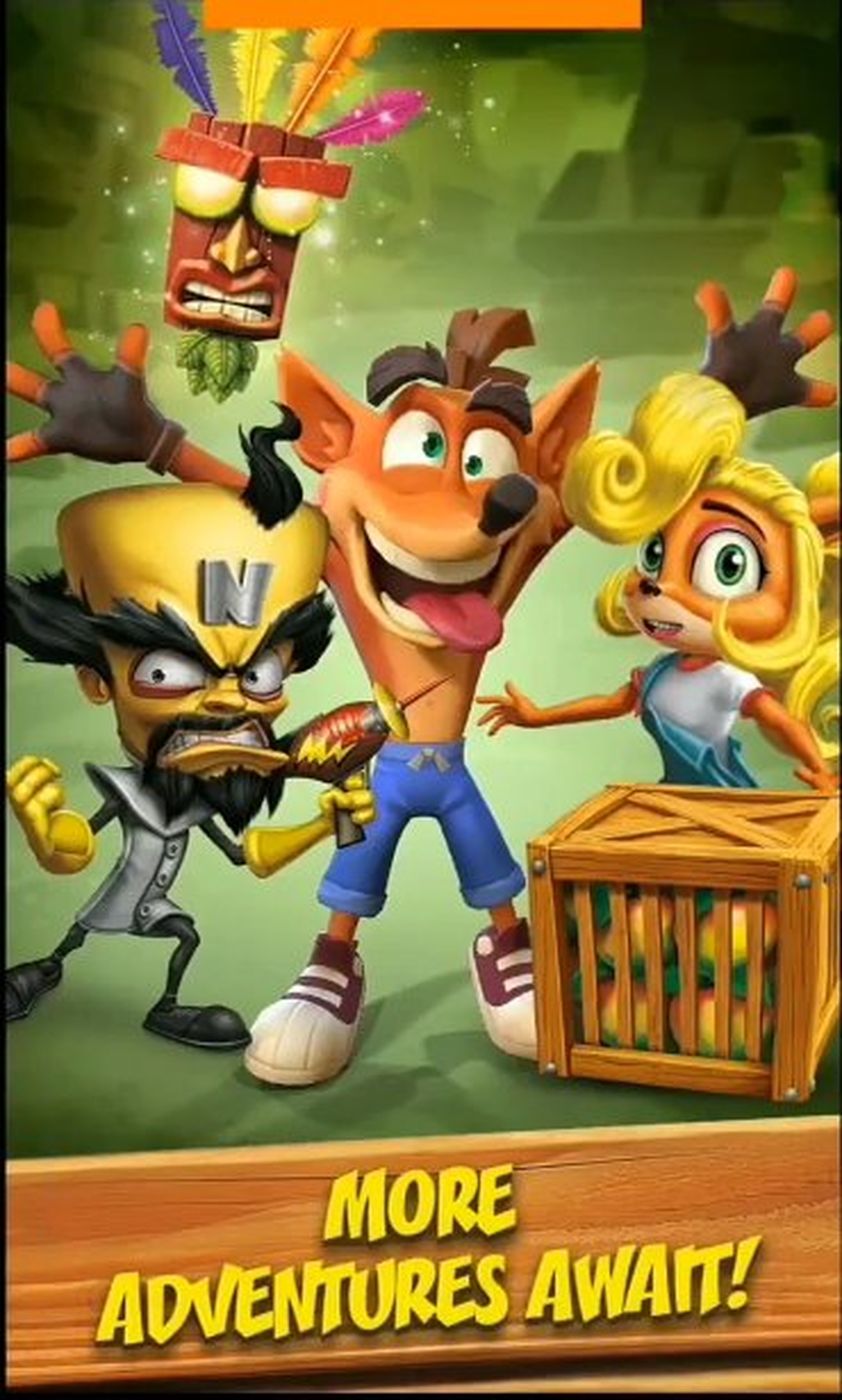 crash bandicoot on phone