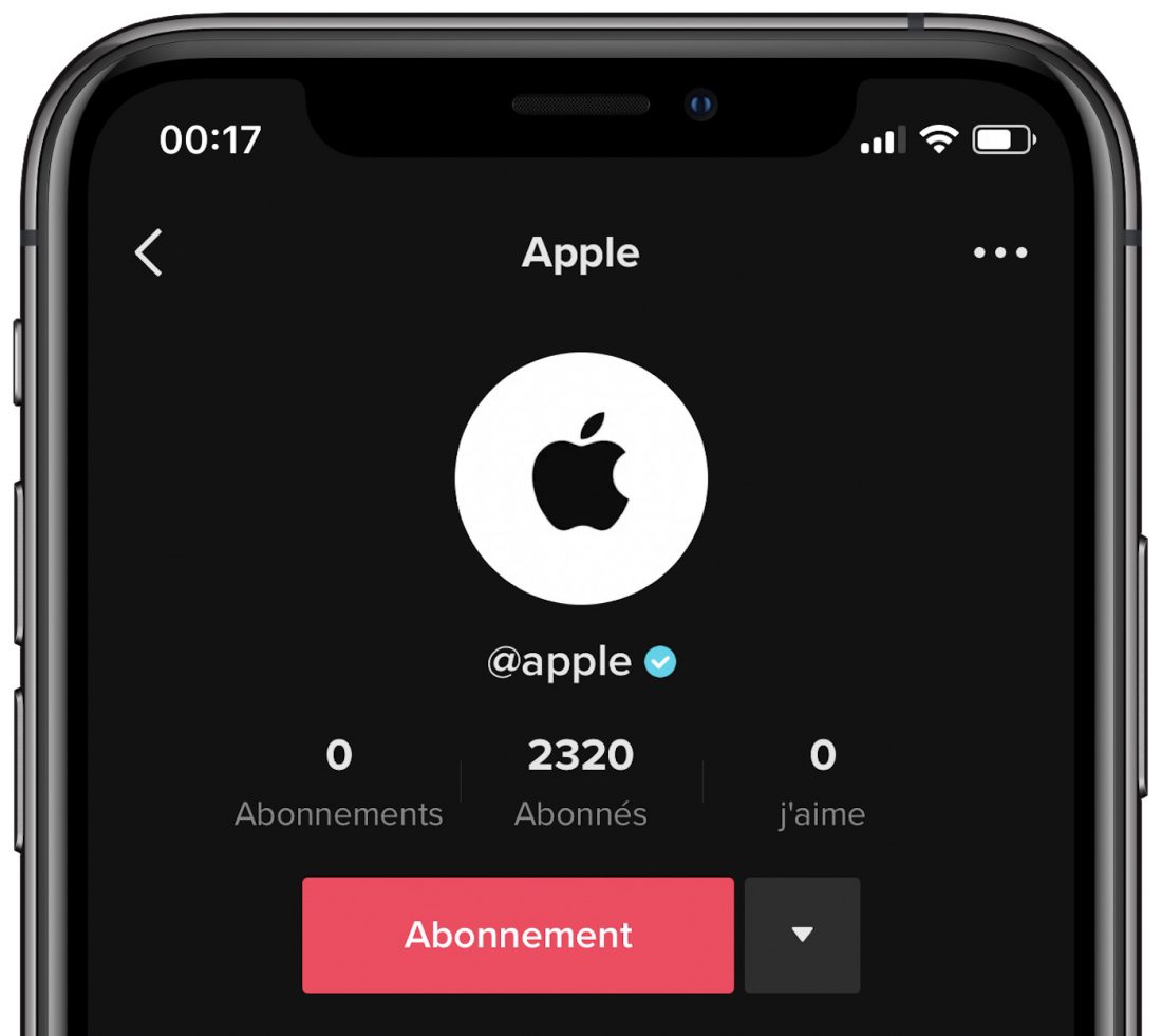 Apple Ouvre Un Compte TikTok Officiel IPhoneAddict fr