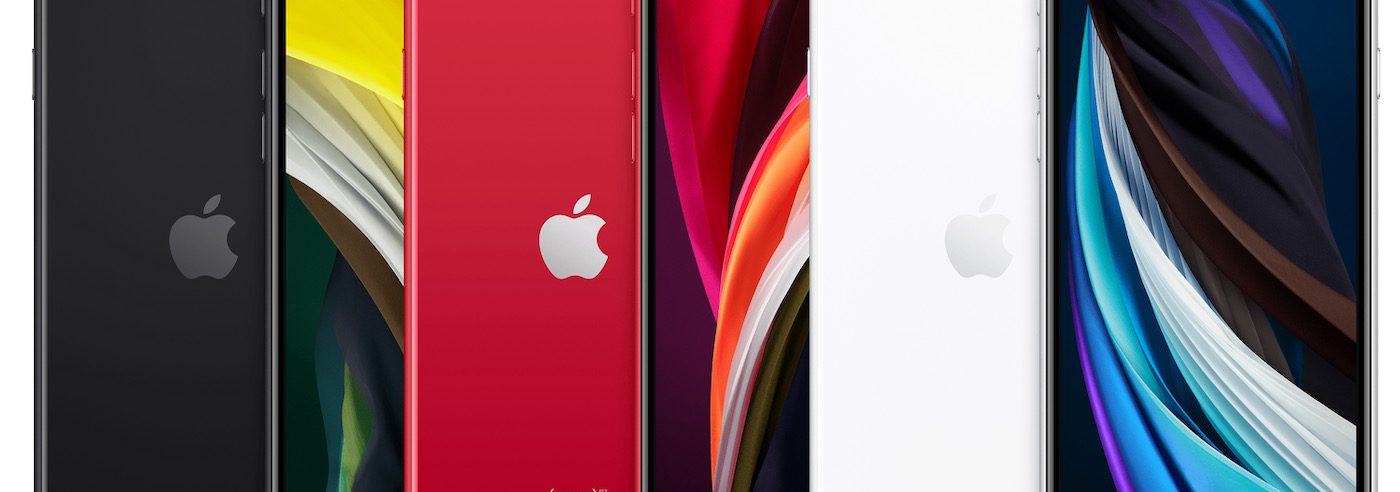 iPhone SE 2020 Avant Arriere Coloris Noir vs Rouge vs Blanc