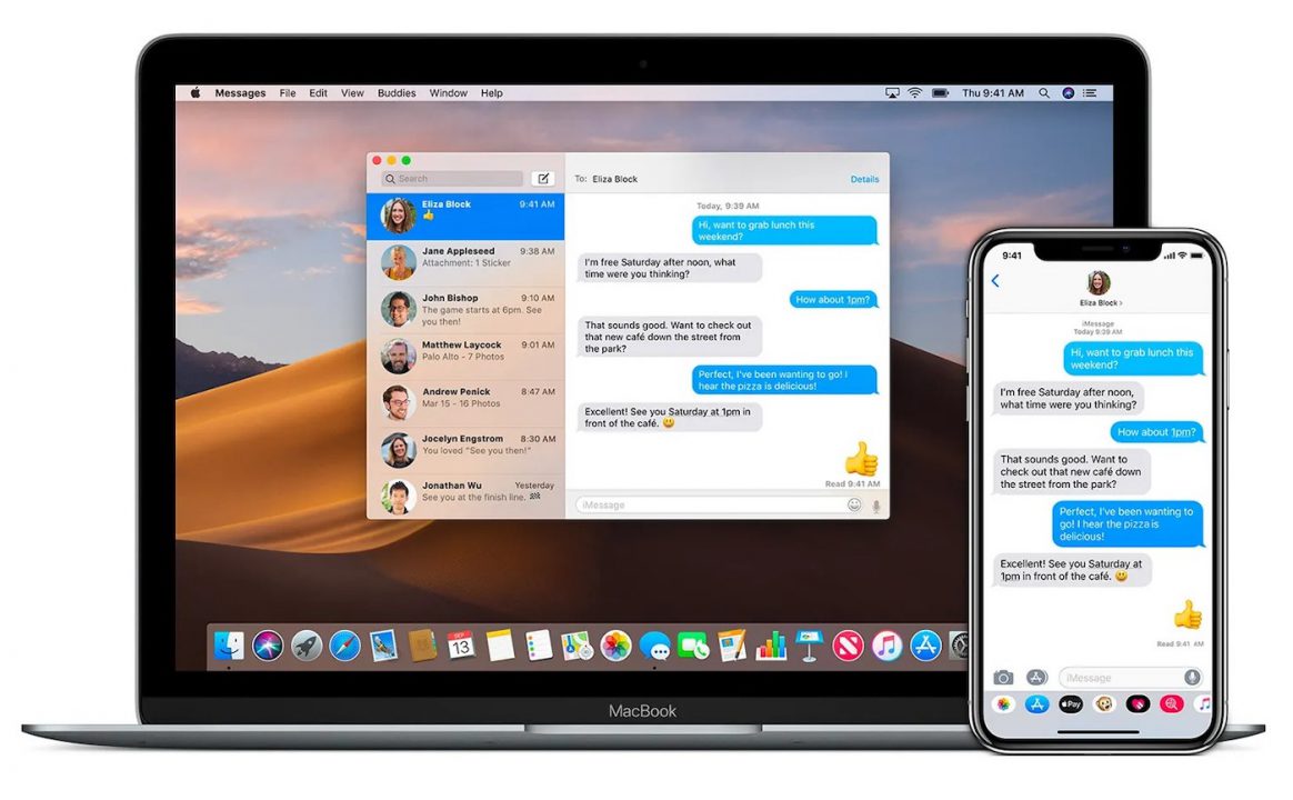 Applications Messages iPhone Mac iMessage