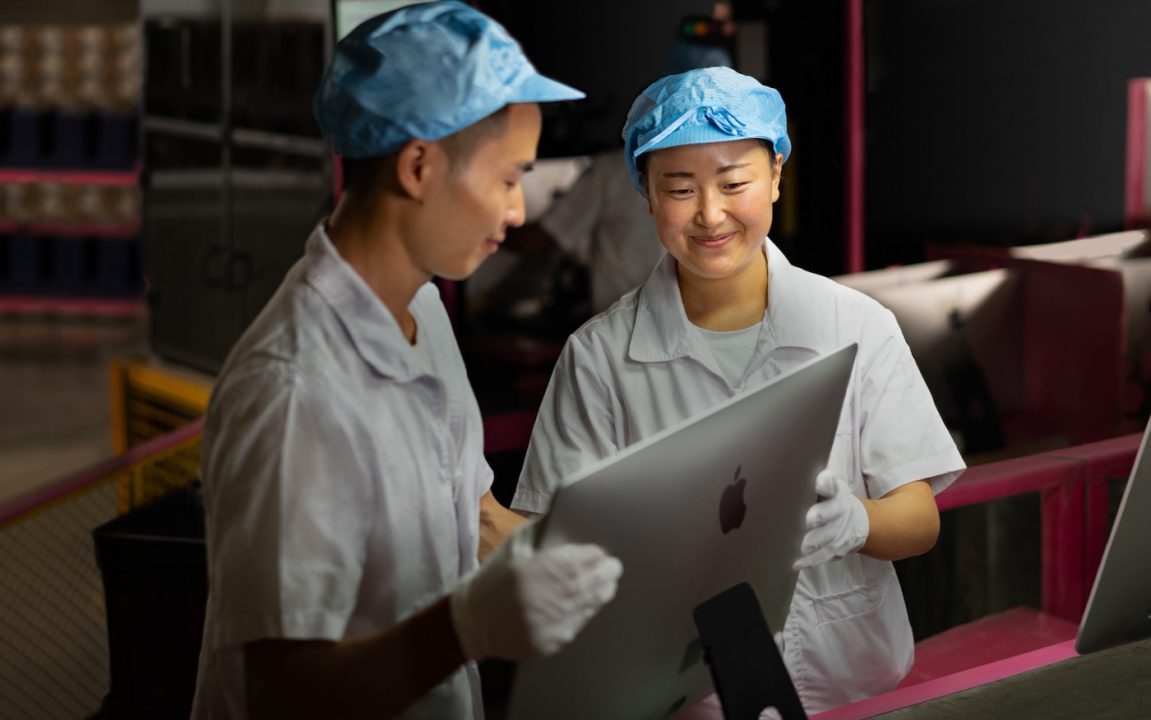 Employes Usine Production Chine Apple iMac