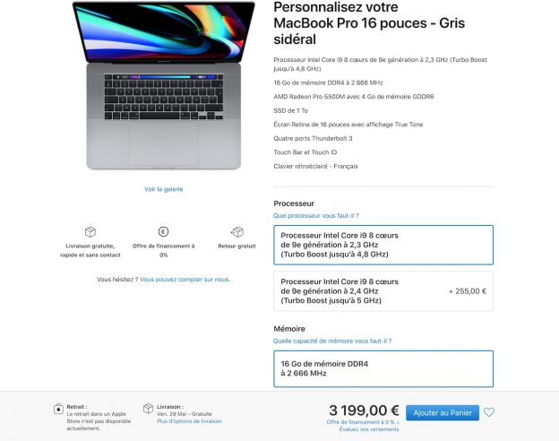 MacBook Pro Sur-Mesure