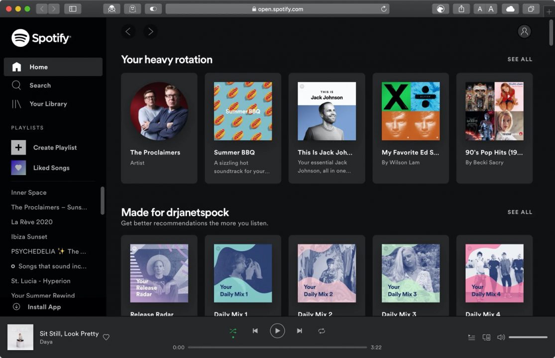 Le lecteur Web de Spotify fonctionne de nouveau depuis ...