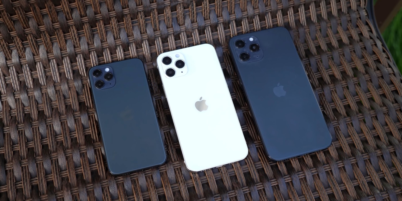 Maquettes iPhone 12 et 12 Pro
