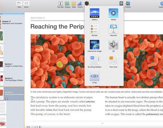 iBooks Author Application Mac