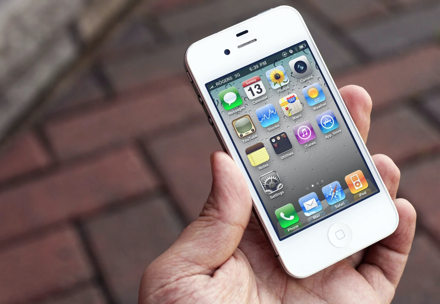 iPhone 4 Blanc Ecran Avant