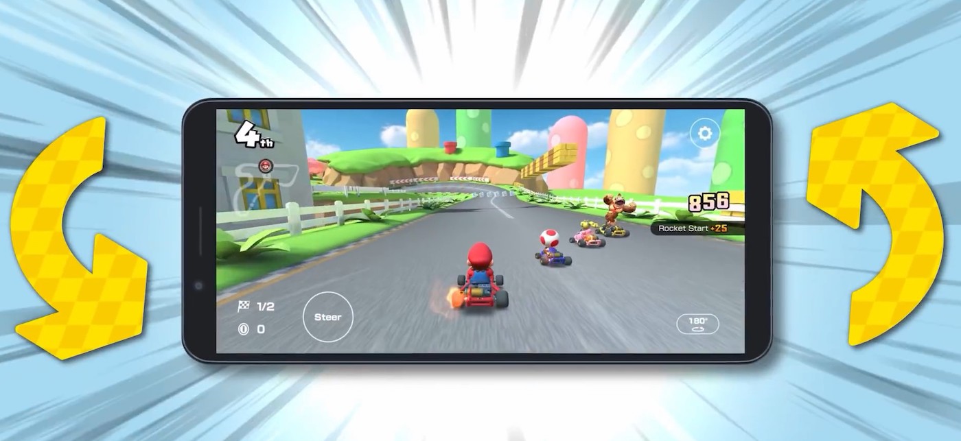 Mario Kart Tour Mode Paysage