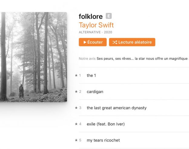 Taylor Swift Folklore
