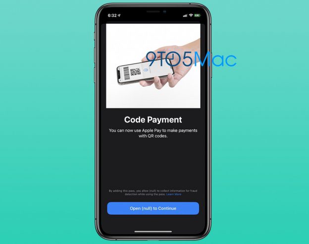iOS 14 Beta 2 Apple Pay QR Code