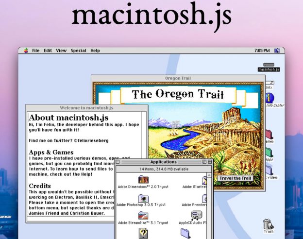 macintosh.js Emulateur Mac OS 8