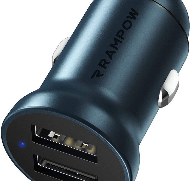 Chargeur Allume-cigare 2 Ports USB + Câble USB-C 1m PH26 - 35W, Charge Rapide