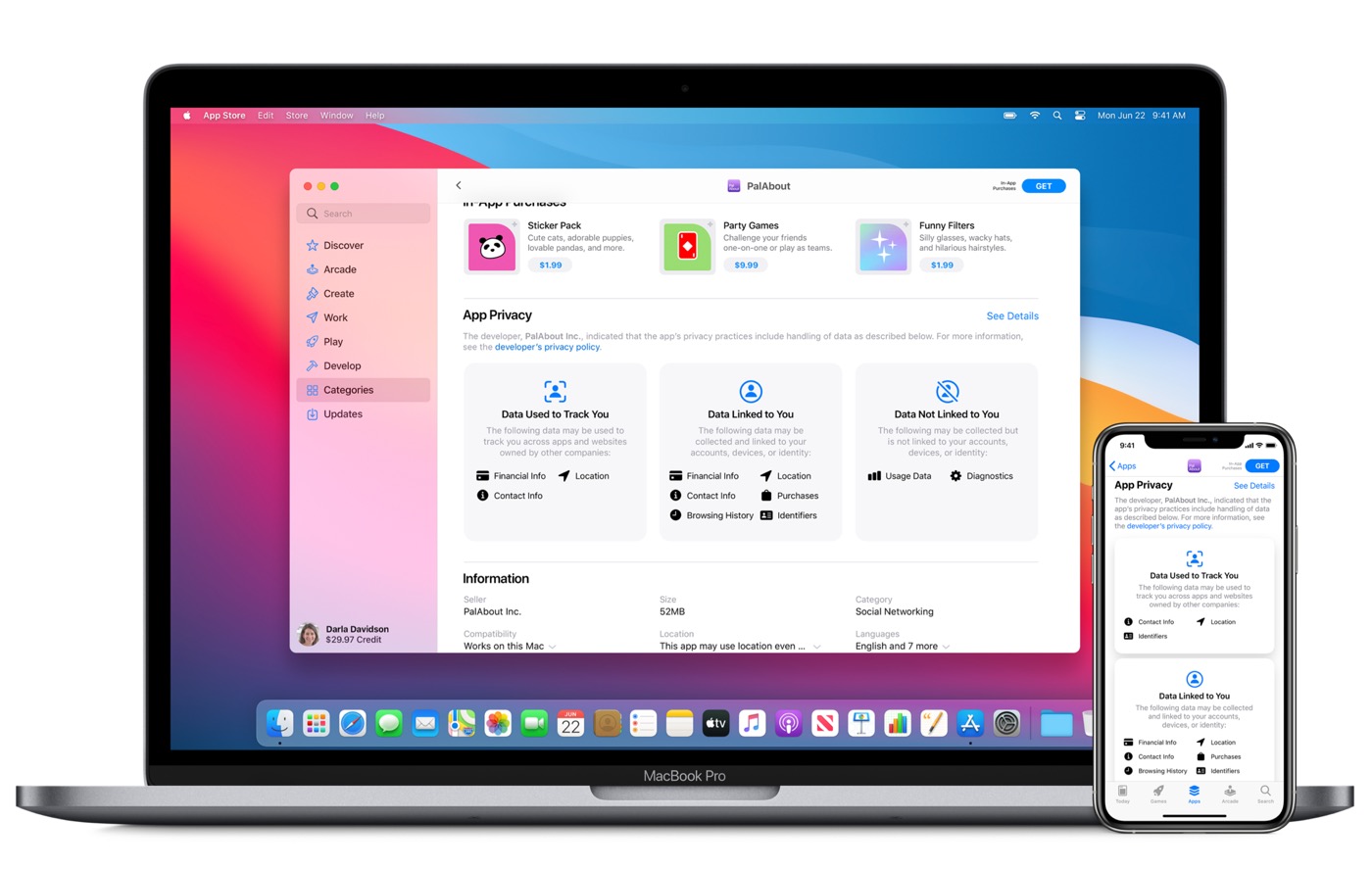 App Store Informations Confidentialité Applications Vie Privee