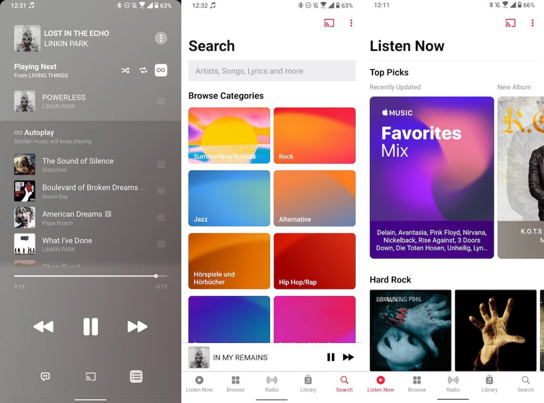 Обновление apple music ios