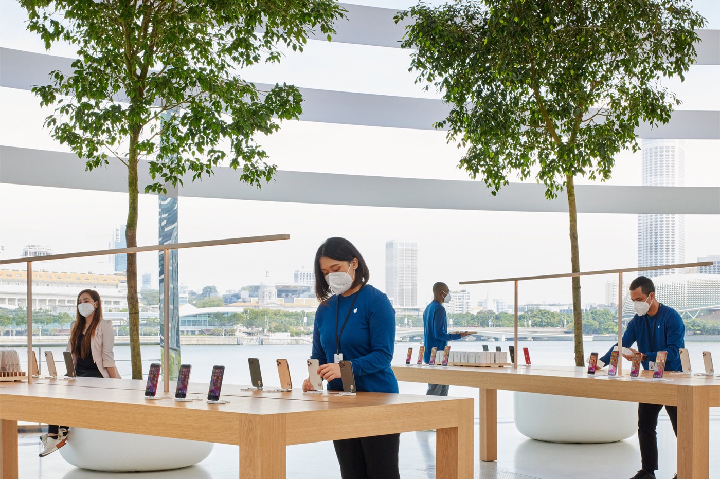 Apple Store Marina Bay Sands Officiel Interieur