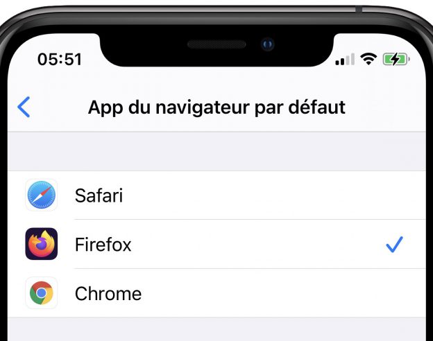 Firefox Navigateur Par Defaut iOS 14