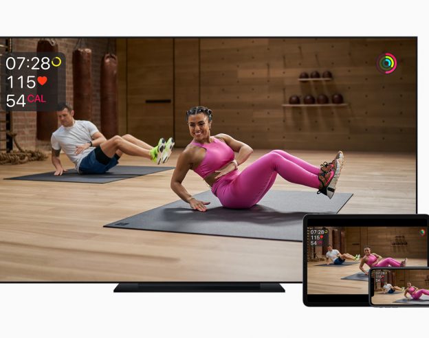 Apple Fitness+ TV et iPad et iPhone et Apple Watch