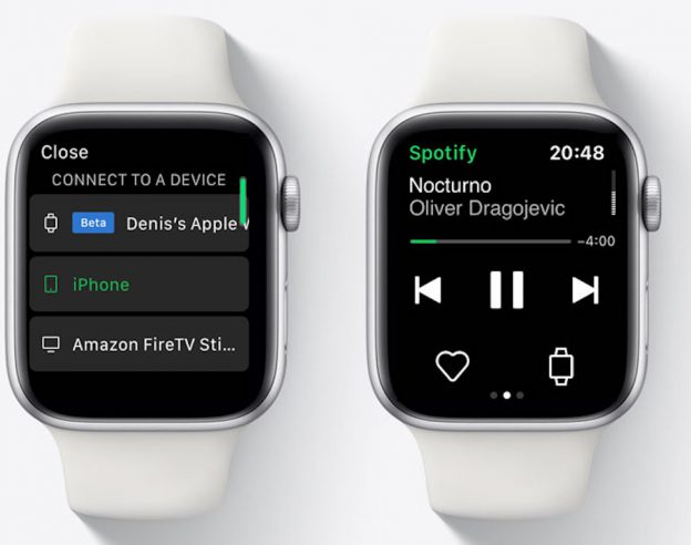 Spotify Streaming App Apple Watch Beta