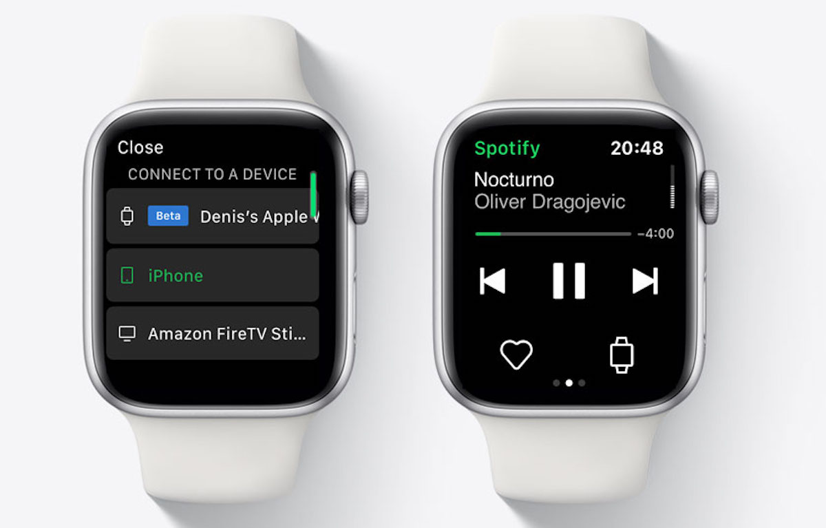 Spotify Streaming App Apple Watch Beta