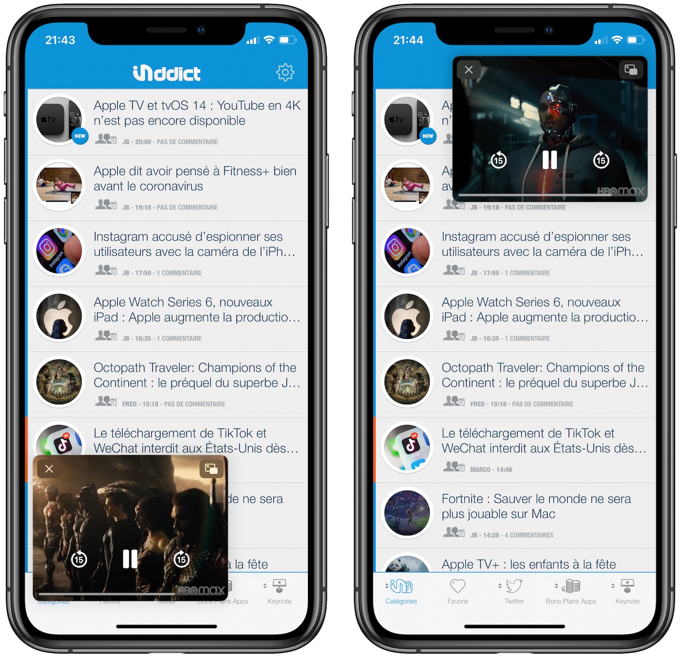 YouTube Picture-in-Picture iOS 14
