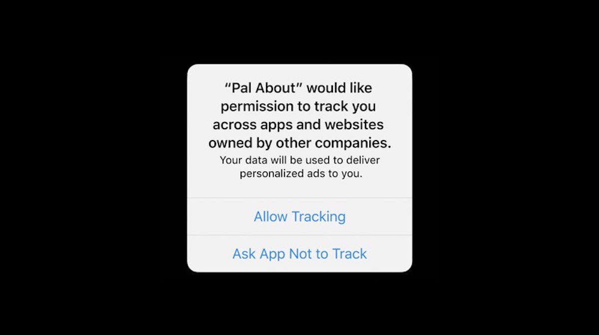 iOS 14 Pop-Up Suivi Publicitaire