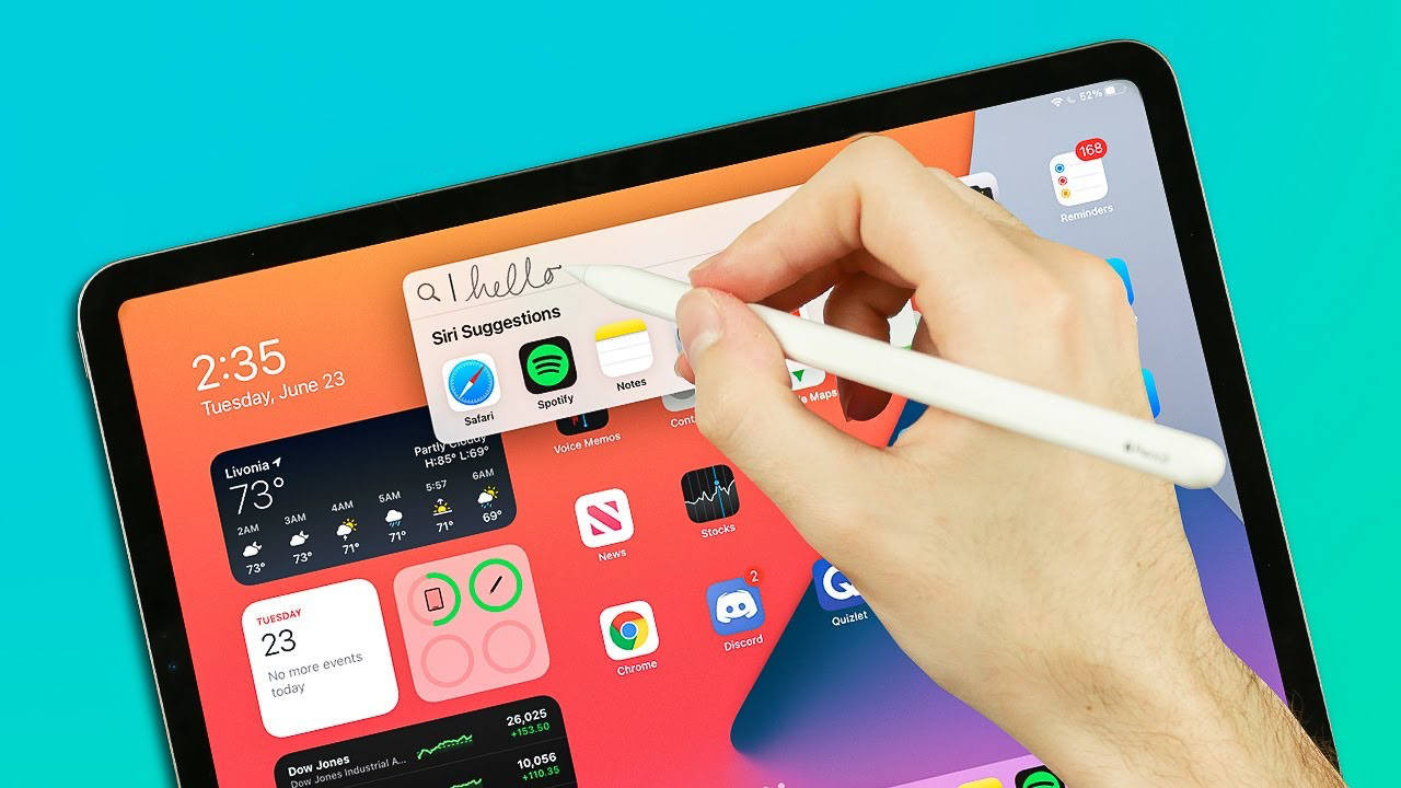iPadOS 14 Griffonner