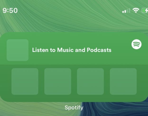 Bêta de Spotify avec les widgets pour iOS 14