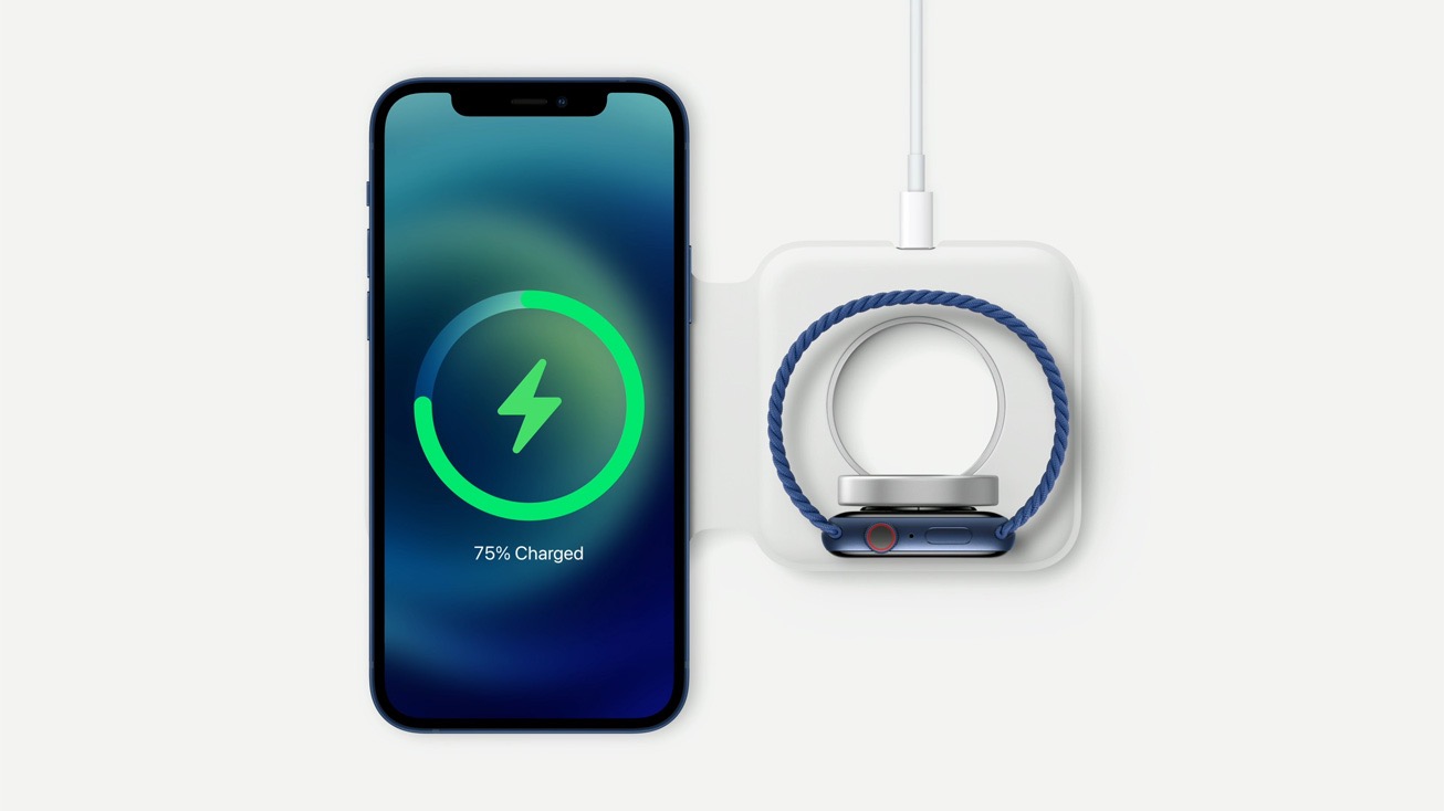 Chargeur MagSafe Duo iPhone 12 et Apple Watch